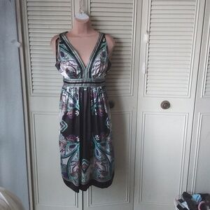 Mix It  V neck dress